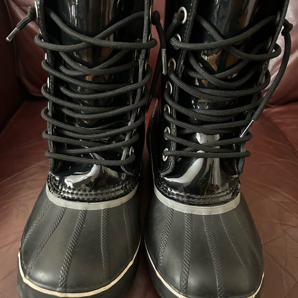 Black Sorel waterproof ladies boots size 10 - Picture 5 of 6